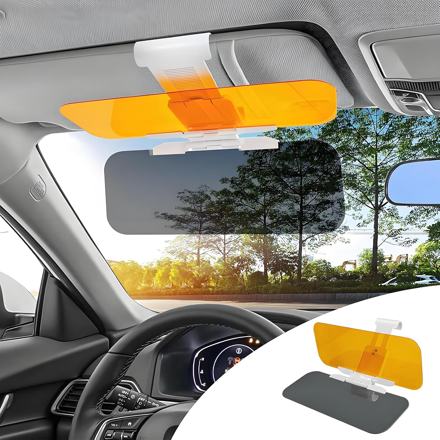 Lens® 2-in-1: Anti-Glare Visor (Day & Night)