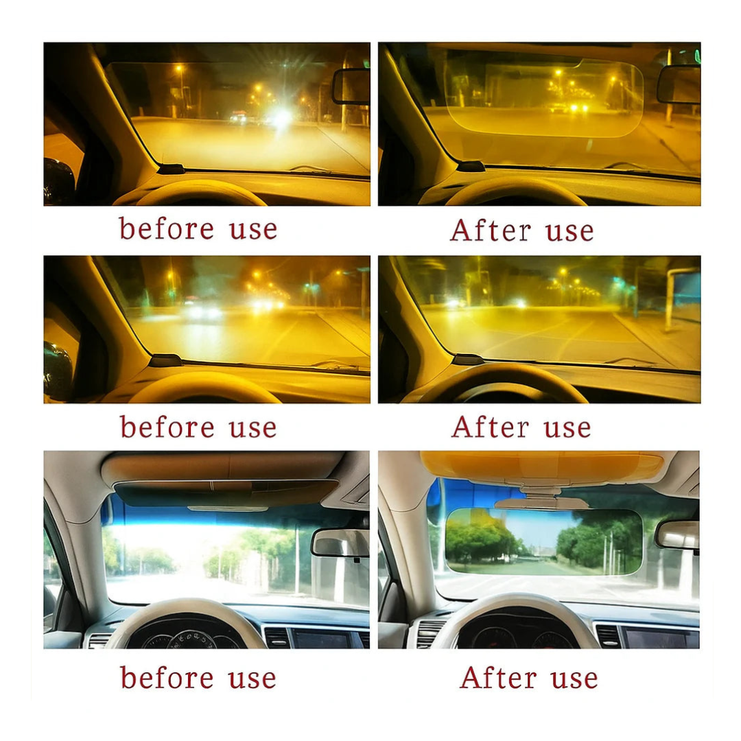 Improved Visibility, Safer Driving — Anti-Glare Day & Night Visor