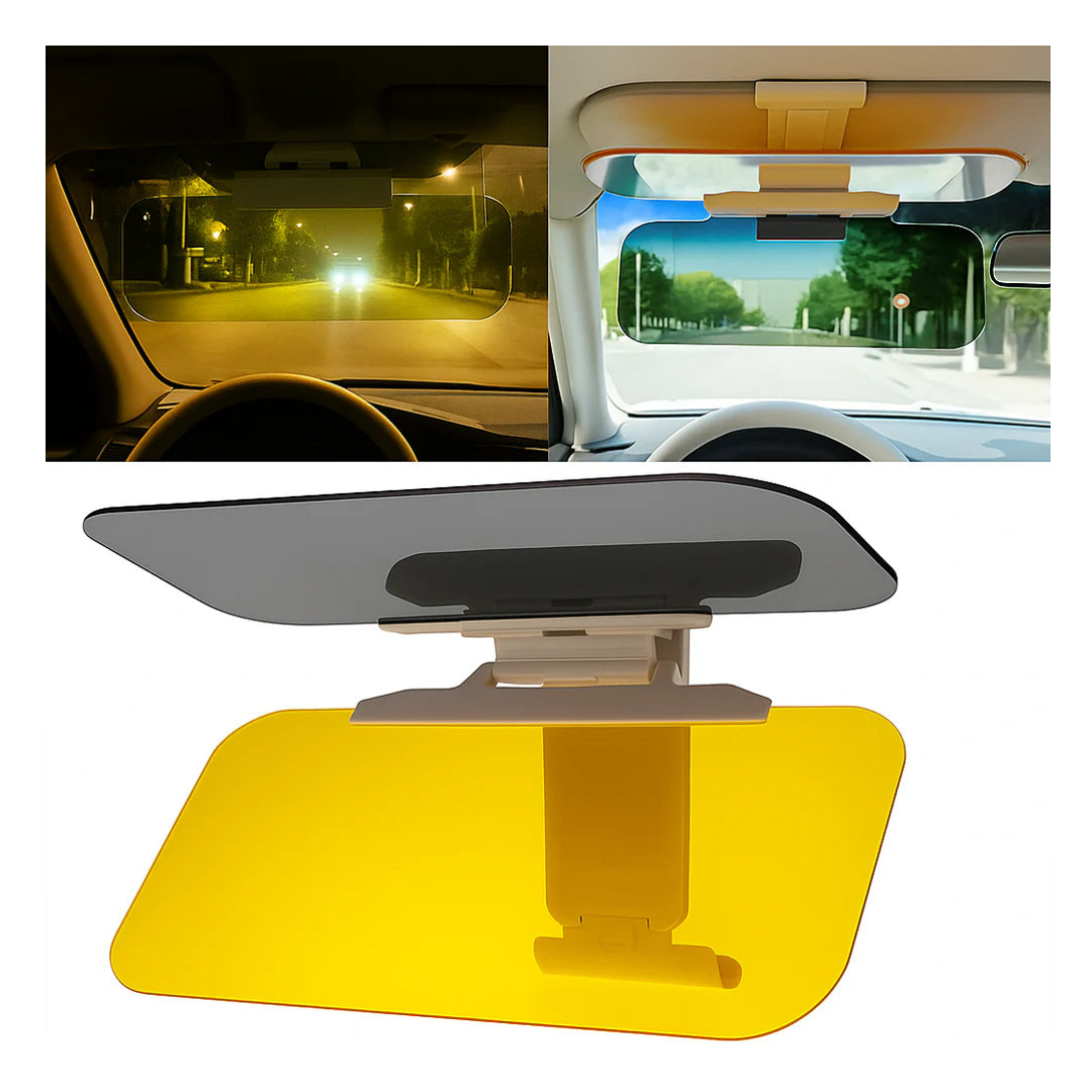 Improved Visibility, Safer Driving — Anti-Glare Day & Night Visor