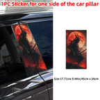 Samurai Warrior Car Door Pillar Sticker