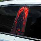 Samurai Warrior Car Door Pillar Sticker