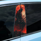 Samurai Warrior Car Door Pillar Sticker