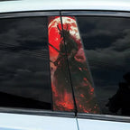 Samurai Warrior Car Door Pillar Sticker