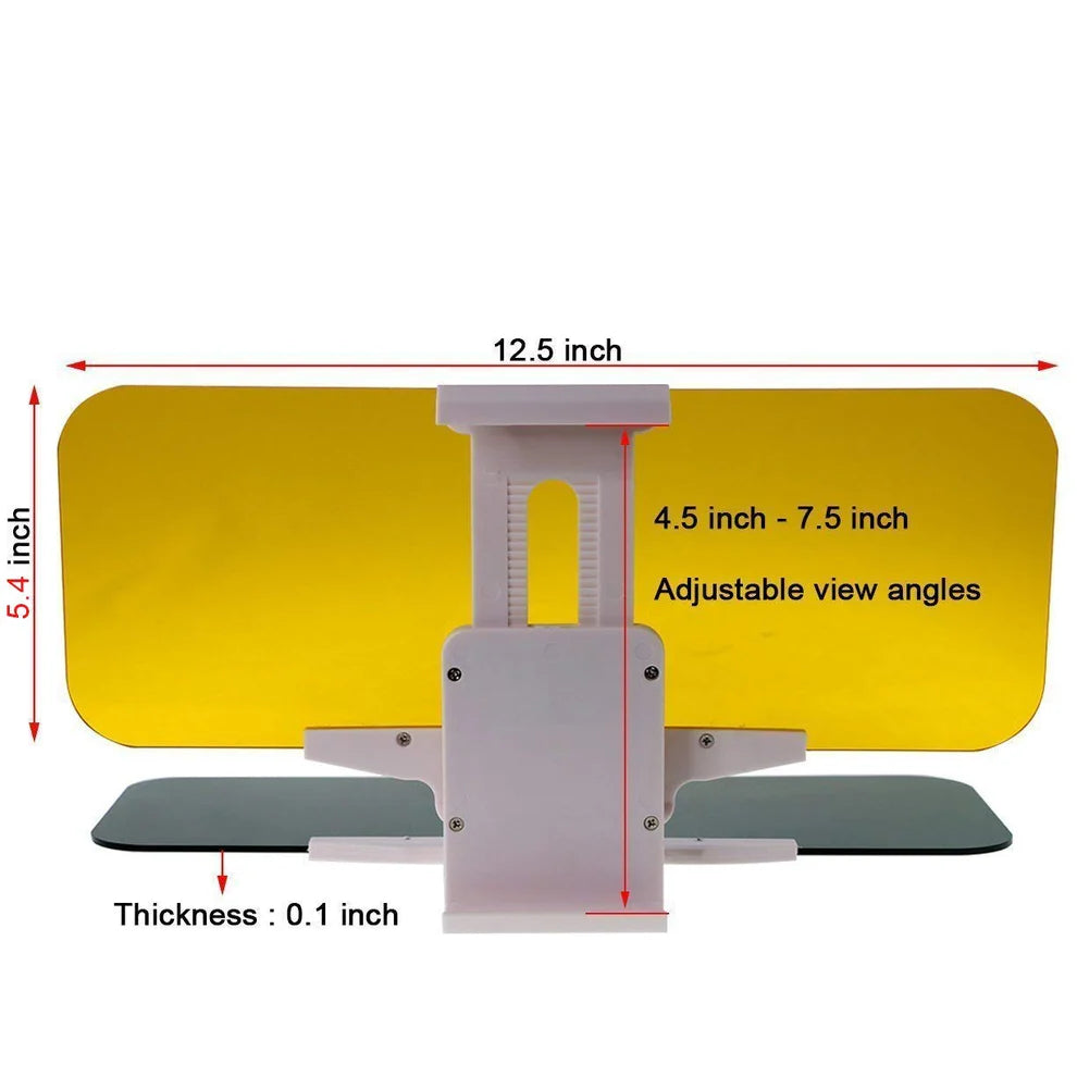 Improved Visibility, Safer Driving — Anti-Glare Day & Night Visor